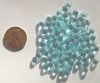 100 4mm Transparent Aqua Drops